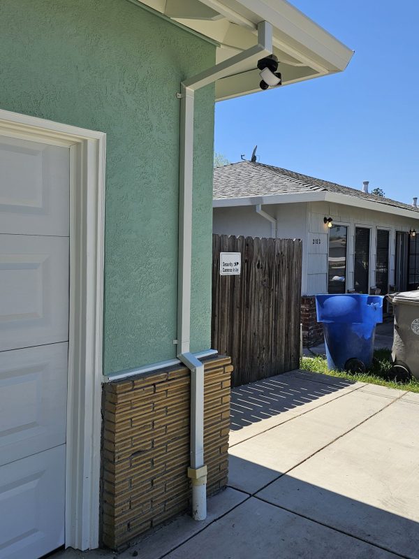 downspout installation