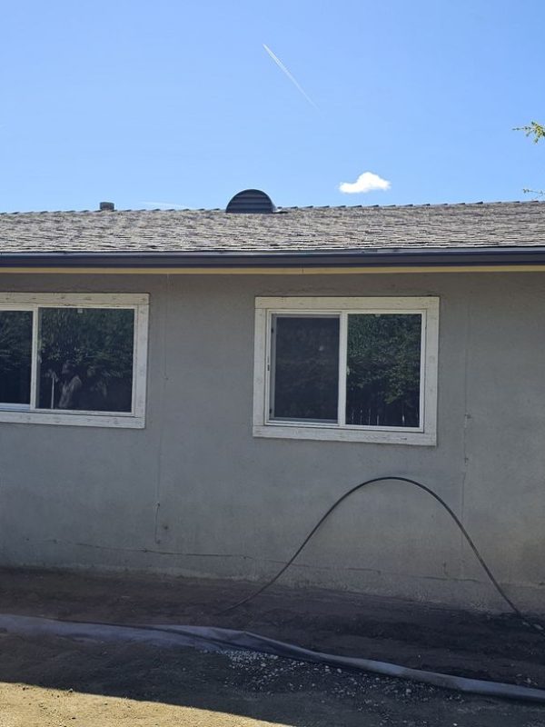 Brown Gutter Installation