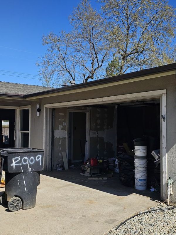 Brown Gutter Installation