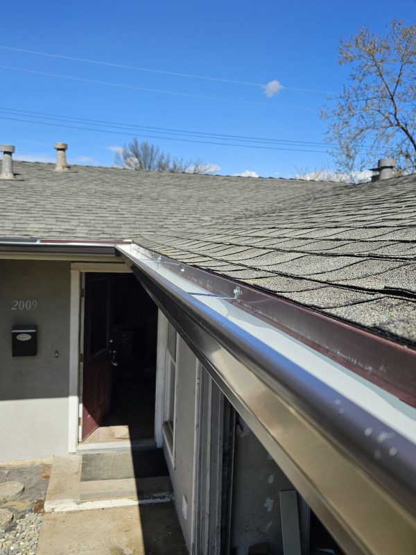 Brown Gutter Installation