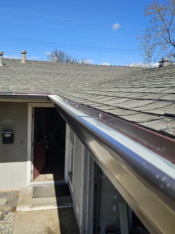 Brown Gutter Installation
