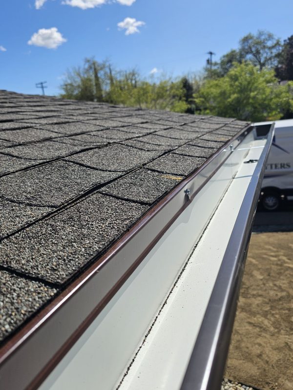 Brown Gutter Installation