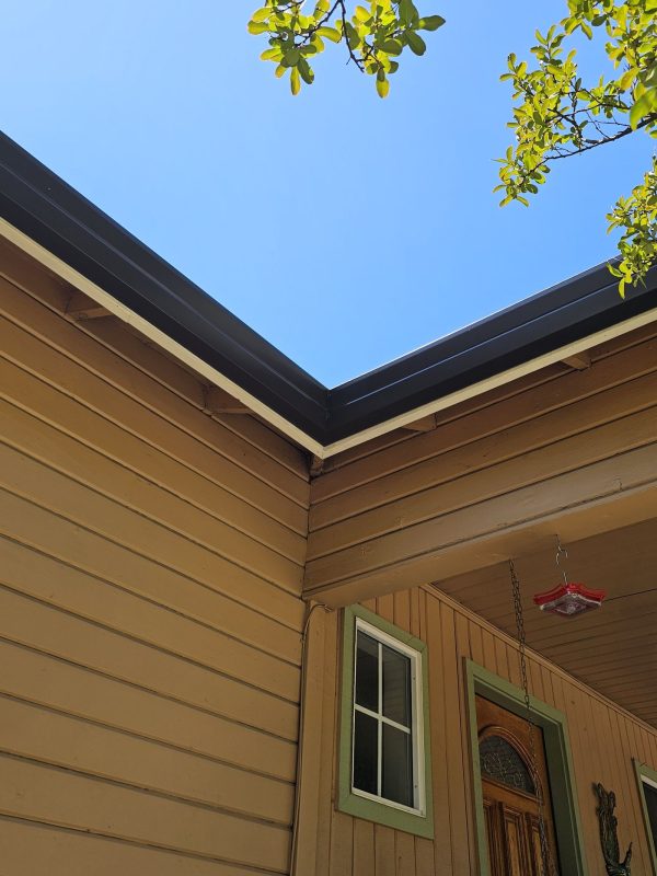 Brown Gutter Installation