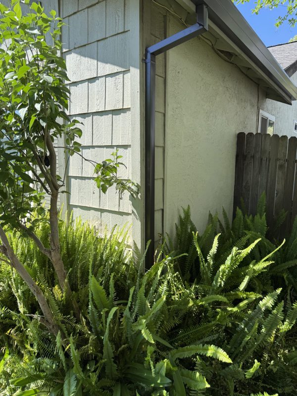 Brown Gutter Installation